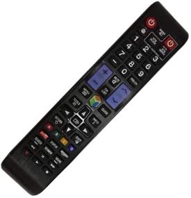 img 2 attached to 📱 Replacement Remote Control Compatible with Samsung UN65F6350AF UN75F6400CF UN65H8000 UN65F8000 UN60F8000 UN55F8000 UN55F7100AF UN46F7100AF UN50F5100AF UN65JU7100FXZA UN75JU710 Smart 3D LED HDTV TV