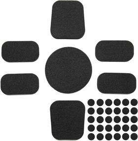 img 4 attached to 🎯 37pcs/Set Universal Airsoft Helmet Pads - PAXLamb Tactical Replacement Foam Motorcycle Padding Kits for Fast Mich CS ACH FMA USMC PASGT Helmets - Ideal Bike Accessories Mats