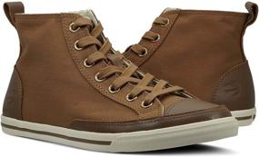 img 4 attached to 👟 Burnetie Light Brown Vintage Sneaker: Classic Style with a Modern Twist