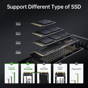 img 2 attached to 💥 AMPCOM M.2 NVME SSD to PCIe 4.0 Adapter Card: Enhancing Desktop PC with 64Gbps SSD PCIe 4.0 X4, Achieving Full Speed PCI-E GEN4