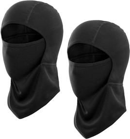 img 4 attached to 🧣 Ultimate Windproof Balaclava for Toddler Snowboarding and Cycling - Girls' Must-Have Accessories