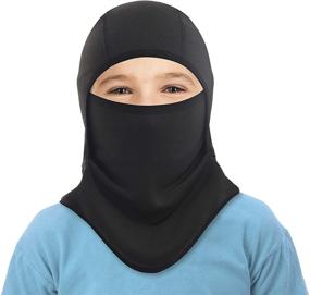 img 3 attached to 🧣 Ultimate Windproof Balaclava for Toddler Snowboarding and Cycling - Girls' Must-Have Accessories