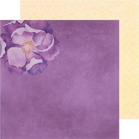 img 4 attached to Lavender Bliss: 12x12 Double Sided Purple Scrapbook Paper, Pack of 10 Cardstock - Matty's Crafting Joy, 90lb (Cover)
