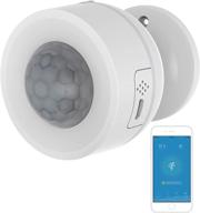 🏢 smart pir motion sensors: wifi motion detector with temperature and humidity sensor, usb charge, alexa and google home compatible - ideal for smart home automation logo