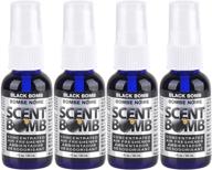 🌬️ highly potent 100% concentrated air freshener - set of 4 (black scent bomb) logo