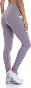 img 4 attached to 🧥 ATTRACO Women's Thermal Fleece-Lined High-Waisted Leggings with Pockets - Ideal Winter Yoga Pants