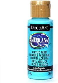img 4 attached to DecoArt Americana Acrylic 2 Ounce Turquoise