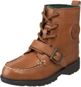 img 4 attached to Polo Ralph Lauren Ranger Crazyhorse Boys' Shoes for Boots