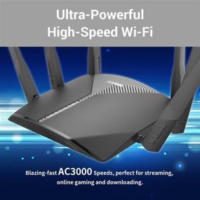 img 2 attached to D-Link DIR-3040-US: AC3000 EasyMesh WiFi Router - Compatible with Alexa & Google Assistant, MU-MIMO Tri Band Gigabit Gaming Mesh
