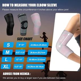 img 3 attached to NEENCA [2 Pack] Professional Elbow Brace