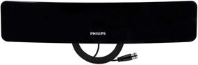 img 4 attached to Philips Curved Contour HD TV Antenna: 30 Mile Range, 4K 1080P VHF UHF, Smart TV Compatible!