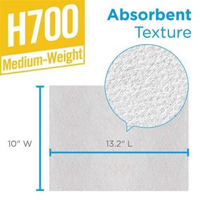 img 1 attached to Brawny Professional H700 Disposable Cleaning Towel: Long Distance Roll, White - 1 Roll of 800 Cloths