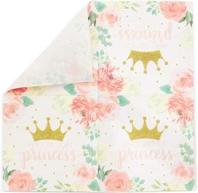 img 1 attached to Colorful Party Must-Have: Pink Princess Paper Napkins for Kids Birthday Party (6.5 x 6.5 In, 100 Pack)
