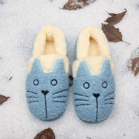 img 2 attached to 🧦 Winter Cartoon Slippers: Cozy Indoor Shoes for Boys' Playtime!