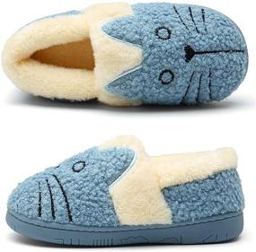 img 3 attached to 🧦 Winter Cartoon Slippers: Cozy Indoor Shoes for Boys' Playtime!