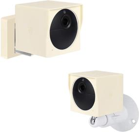 img 1 attached to 🏞️ Wasserstein Protective Silicone Skins for Wyze Cam Outdoor - Beige (1 Pack)