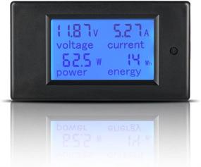 img 3 attached to 💡 MICTUNING Цифровой дисплей амперметра вольтметра мультиметра постоянного тока 6,5-100 В 0-100A Volt Watt Power Energy Meter Blue + 100A 75 мВ шунт
