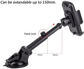 img 1 attached to 📱 Car Phone Mount Holder for Windshield or Dashboard: Compatible with Google Pixel 5, Pixel 4a 5G, Pixel 4a, Pixel 4, Pixel 4 XL, Pixel 3a XL, Pixel 3a, Pixel 3 XL, Pixel 3