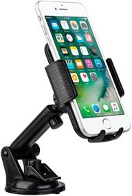 img 3 attached to 📱 Car Phone Mount Holder for Windshield or Dashboard: Compatible with Google Pixel 5, Pixel 4a 5G, Pixel 4a, Pixel 4, Pixel 4 XL, Pixel 3a XL, Pixel 3a, Pixel 3 XL, Pixel 3