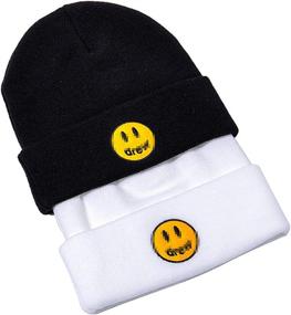 img 1 attached to 🧣 Stylish Winter Beanie Knit Hats: Unisex Skull Cap for Men & Women, Ideal for Cold Weather