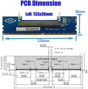 img 3 attached to 💻 Конвертер для настольного компьютера: адаптер карты Laptop SO DIMM на настольную память DDR4 RAM