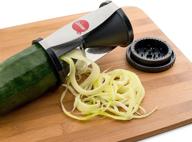 🥒 quiseen vegetable spiral slicer - transform veggies into zucchini spaghetti and pasta with ease - includes cleaning brush logo