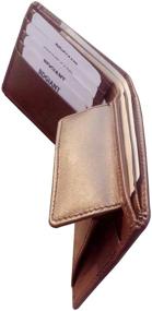 img 1 attached to Bdgiant Leather Bifold Credit Sections Black Men's Accessories