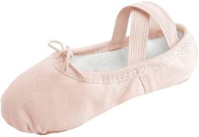 img 4 attached to 🩰 Dancina Canvas Ballet Shoes: Perfect Fit for Girls and Toddlers