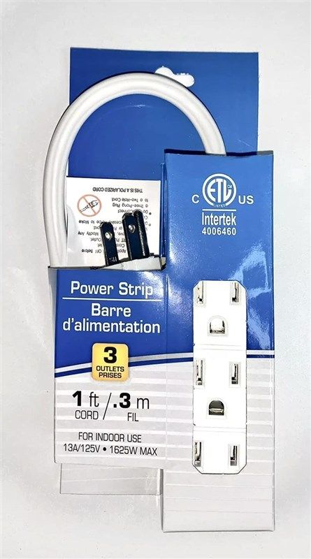 intertek power strip 3 outlet 로고