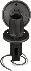 img 1 attached to 🔦 Attwood LightArmor 910R2PB-7 Round Plug-in Light Base — All-Around Pole Light, 2-Pin, Black Composite Cover