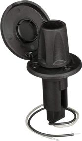 img 2 attached to 🔦 Attwood LightArmor 910R2PB-7 Round Plug-in Light Base — All-Around Pole Light, 2-Pin, Black Composite Cover