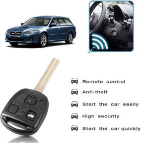 img 3 attached to 🔑 Keyless Entry Remote Key Fob Compatible with Lexus ES300 (2002-2003), GS300 (1997-2005), GS400 (1998-2000), GS430 (2001-2005), IS300 (2001-2005), and LS400 (1998-2000) - Part Number: HYQ1512V, 89785-50031.