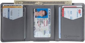 img 3 attached to 👉 Premium Trifold Wallet Collection for Men: Alpine Swiss Wallets, Card Cases & Money Organizers