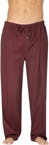 img 4 attached to Intimo Plaid Burgundy Striped Large