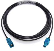 bingfu female to male vehicle antenna extension cable - 10 feet (3m) for car stereo, android head unit, gps navigation, fm/am radio, sirius xm, satellite radio, 4g lte, tel telematics, bluetooth module logo