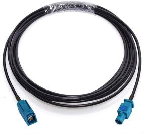 img 4 attached to Bingfu Female to Male Vehicle Antenna Extension Cable - 10 Feet (3m) for Car Stereo, Android Head Unit, GPS Navigation, FM/AM Radio, Sirius XM, Satellite Radio, 4G LTE, TEL Telematics, Bluetooth Module