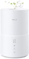 🌬️ top fill cool mist humidifier by milin - germ free, essential oil diffuser, 20-hour runtime for bedroom, home, baby & plants - sleep mode, low water reminder, 2l capacity logo