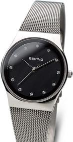 img 3 attached to ⌚ Женские кварцевые наручные часы Bering из нержавеющей стали: Элегантные наручные часы для женщин