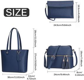 img 3 attached to 👜 JOSEKO Fashion Shoulder Crossbody Women's Handbags & Wallets in Satchels - Trendy Handbags with Enhanced SEO