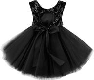 stylish agqt sequins tutu dress for baby girls: sleeveless princess birthday dresses in sizes 3m-4t logo