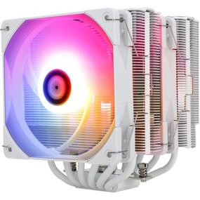 img 3 attached to 💨 Термальная правда Peerless Assassin 120 White ARGB CPU воздушный охладитель: Мощная тепловая диссипация, Двойные 120 мм вентиляторы PWM, Потрясающее ARGB освещение и Универсальная совместимость.