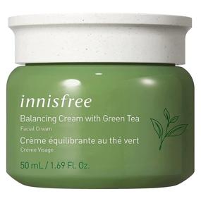 img 4 attached to 🍃 innisfree Green Tea Moisture Balancing Cream: Ultimate Hydrating Face Moisturizer for Optimum Skin Hydration