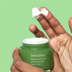 img 3 attached to 🍃 innisfree Green Tea Moisture Balancing Cream: Ultimate Hydrating Face Moisturizer for Optimum Skin Hydration