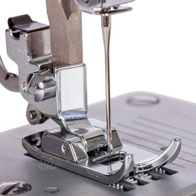 img 2 attached to 🧵 YRDQNCraft 2PCS Zig Zag Presser Foot: Efficient All Purpose Snap-On Foot for Singer, Brother, Janome, Toyota