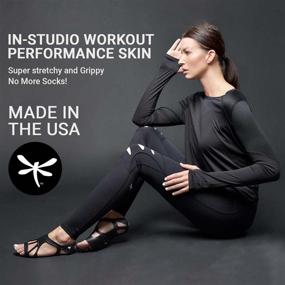 img 3 attached to 🩰 Barreletics Performance Skin Footwear: Grip, Lightweight & Flexible Shoes for Barre, Pilates, Yoga - Made in USA