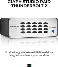 img 3 attached to 💾 Высокопроизводительный внешний жесткий диск Glyph StudioRAID Thunderbolt 2 с большой емкостью (28 ТБ): эффективное решение для профессионалов