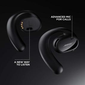 img 1 attached to 🎧 Bose Sport Open Earbuds: True Wireless Headphones for Running, Walking, and Workouts - Sweat-Resistant in Black