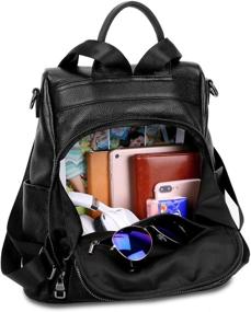 img 2 attached to 👜 Gywon Конвертируемый рюкзак через плечо: Антикражные женские сумки и кошельки - Идеально подходит для сатчелей