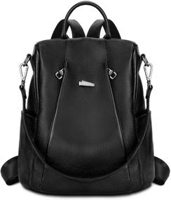 img 4 attached to 👜 Gywon Конвертируемый рюкзак через плечо: Антикражные женские сумки и кошельки - Идеально подходит для сатчелей