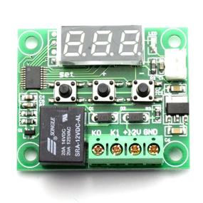 img 3 attached to 🌡️ E-Outstanding DC 12V Digital Temperature Controller for Cooling/Heating -50-100 Degree Switch Module W1209 + Acrylic Box